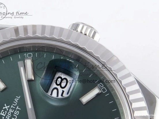 0414 HighPerformance DateJust 41 126334 904L SS VSF 1:1 Best Edition Green Dial on Jubilee Bracelet VS 1323